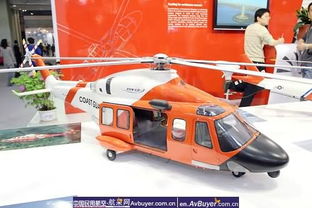 第四届中国国际警用装备博览会展出的直升机产品